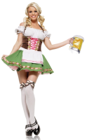 Gretchen German Beer Girl Halloween Costume from Leg Avenue